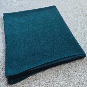NWOT Cashmere Wrap Evergreen Dark Green Juniper